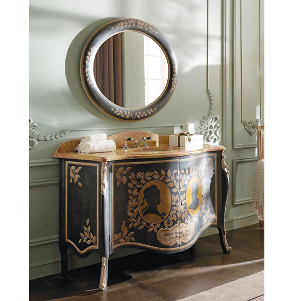 David Michael Handpainted 53" Single Bathroom Vanity Base Only | Wayfair